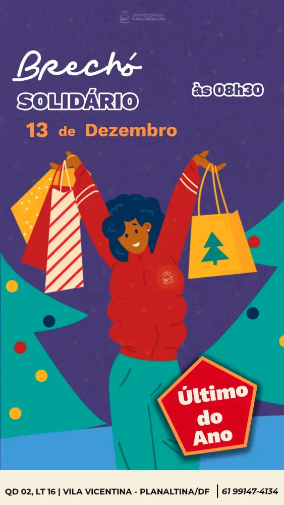 Brechó Solidário - Dezembro de 2025