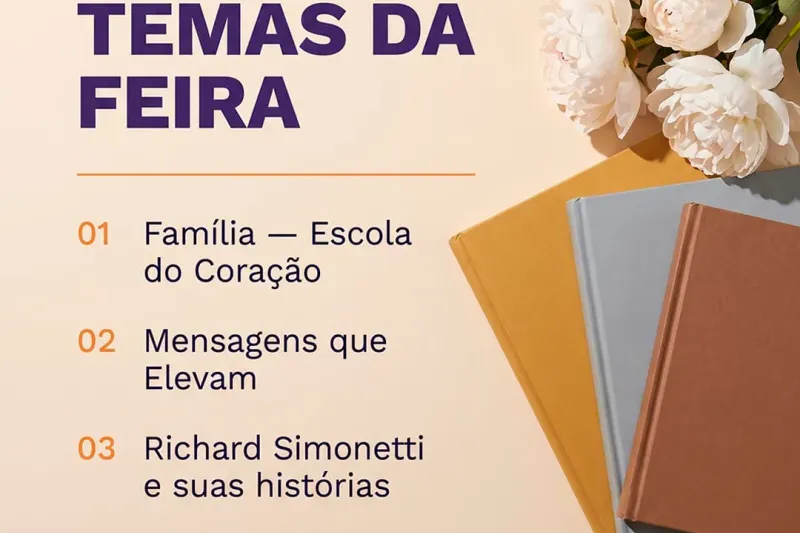 Feirão de Livros Espíritas: o presente certo para o Dia das Mães