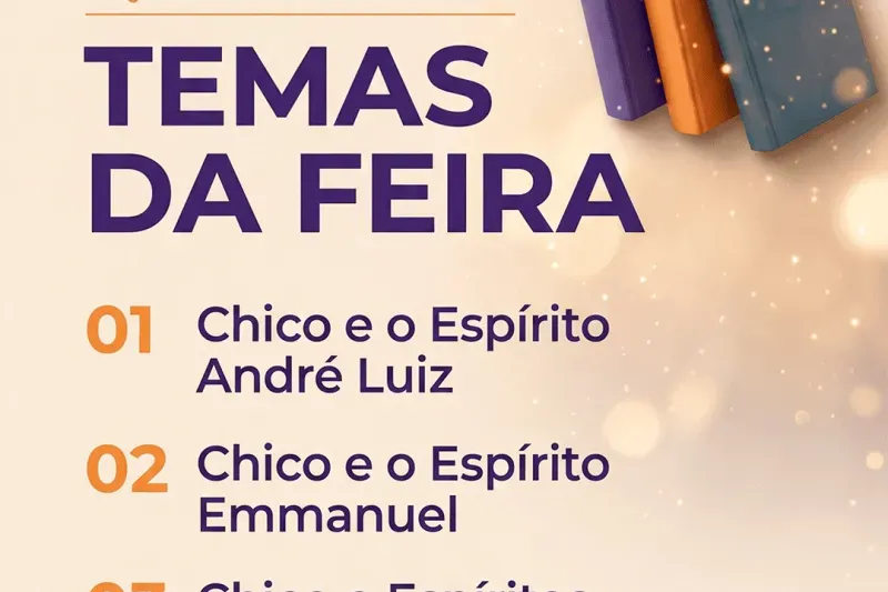 Feirão de Livros Espíritas — Especial Chico Xavier