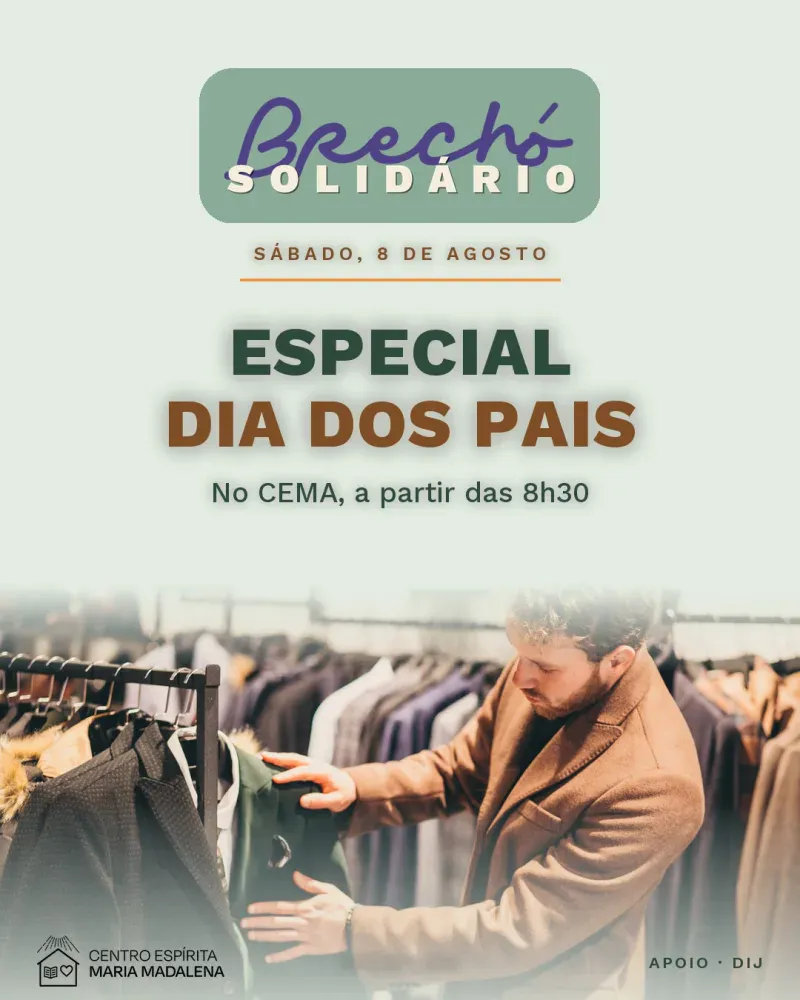 Brechó do CEMA · Especial Dia dos Pais