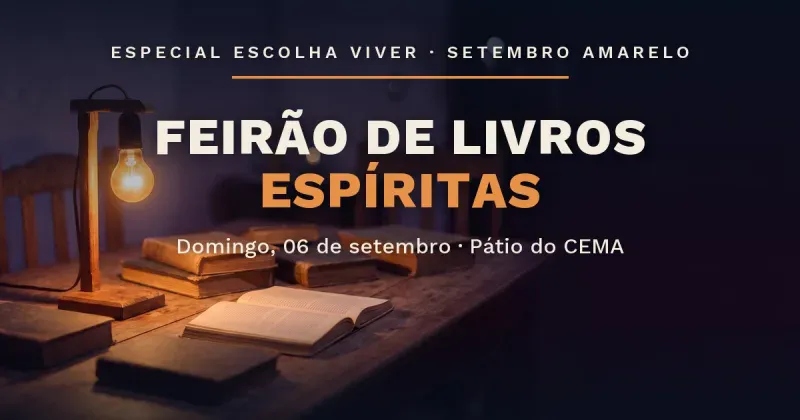 Feirão de Livros Espíritas - Especial Escolha Viver