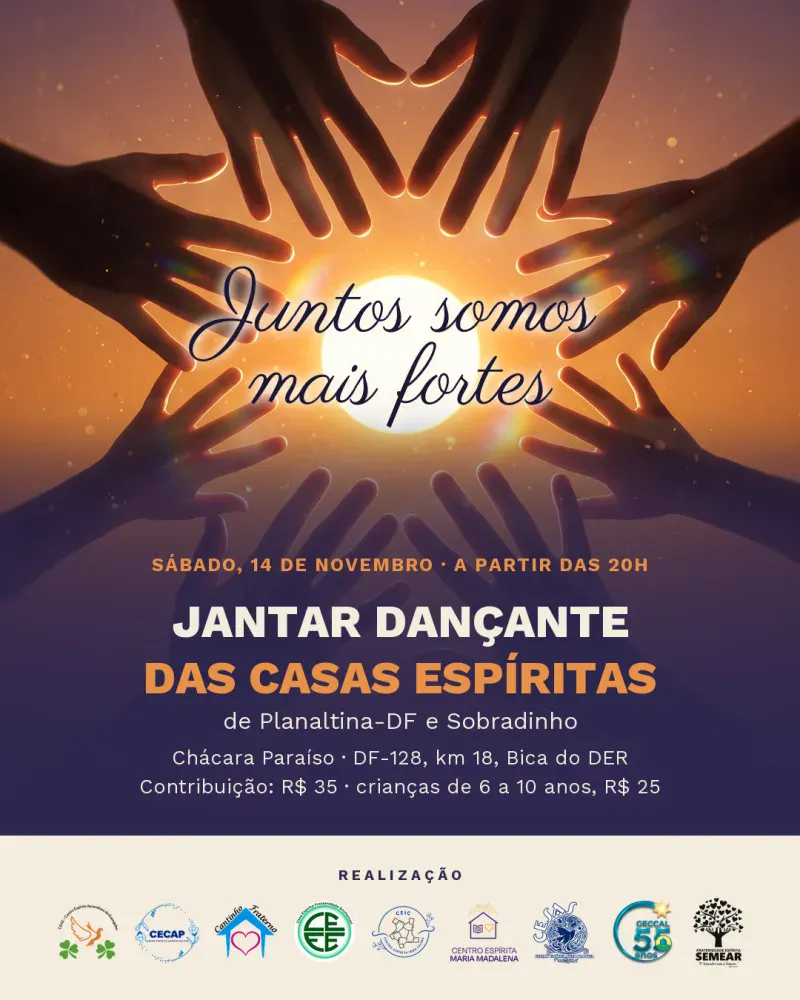 Jantar Dançante das Casas Espíritas de Planaltina e Sobradinho-DF