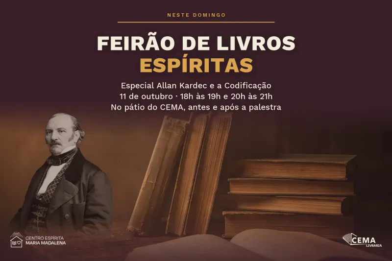 Feirão de Livros Espíritas Outubro 2026