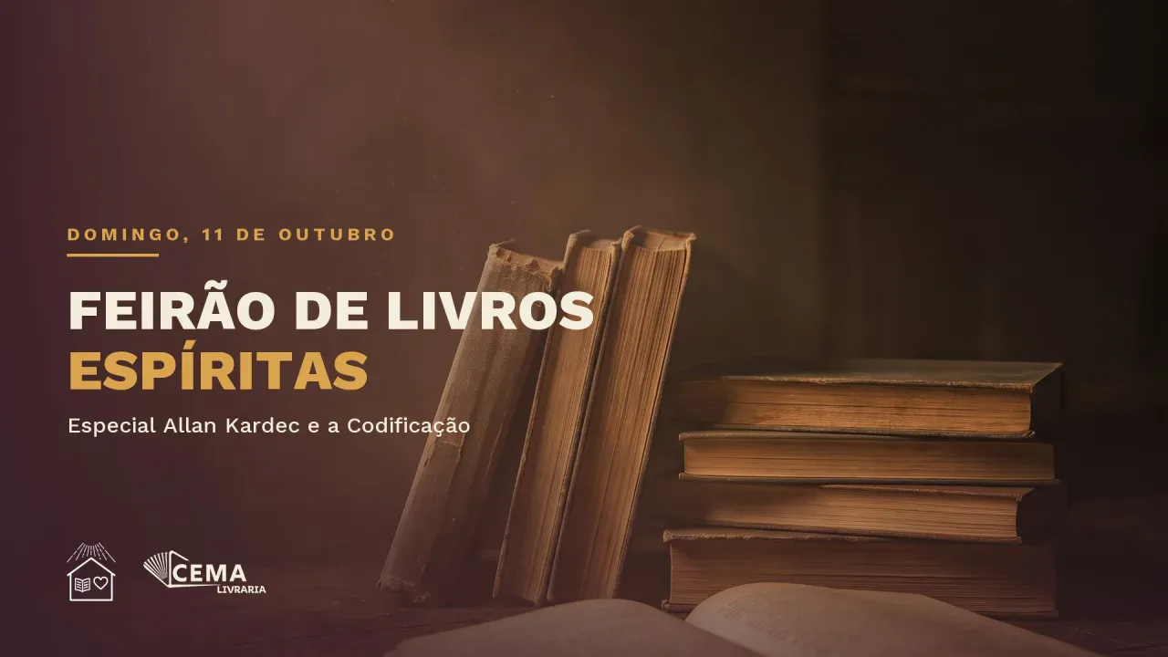Feirão de Livros Espíritas Outubro 2026