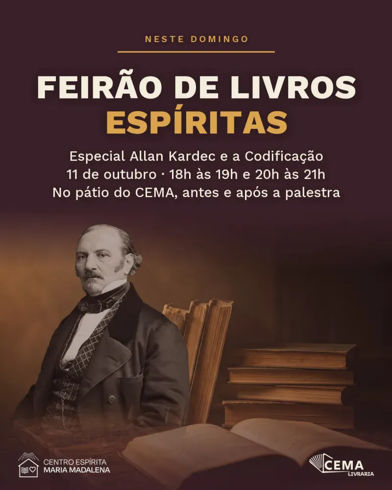 Feirão de Livros Espíritas Outubro 2026