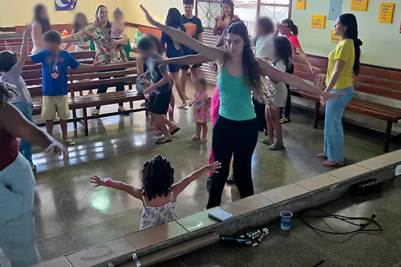 Retorno das Atividades da Evangelização Infantil no CEMA