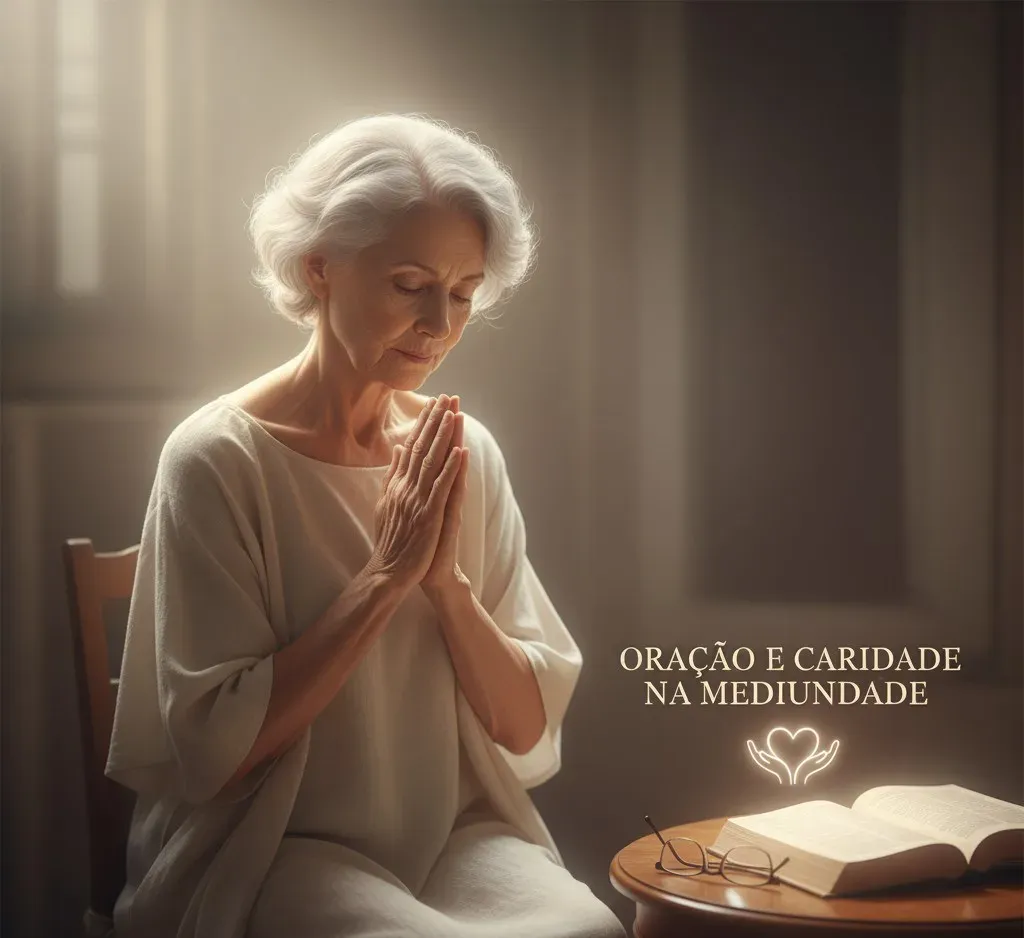 oraçao e caridade na mediunidade