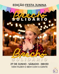 Brechó Solidário do CEMA – Edição Festa Junina (27/06)